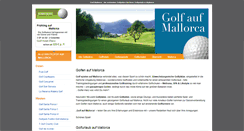 Desktop Screenshot of golfplaetze-mallorca.de
